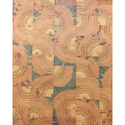 Parquet Pin Bleuté en bois de bout – Résistant, naturel et élégant