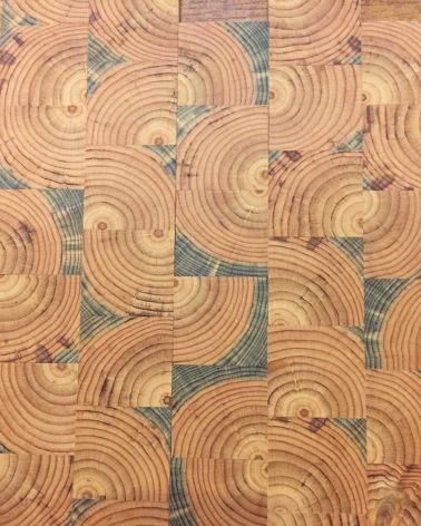 Parquet Pin Bleuté en bois de bout – Résistant, naturel et élégant