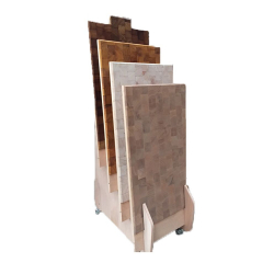 end-grain floors display stand