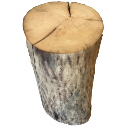 Tabouret Billot in solid wood (European oak) | French furniture
