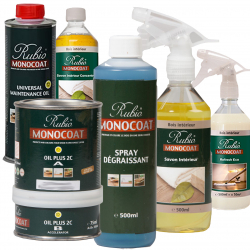 Wood floors maintenance pack ecological products, easy to apply.