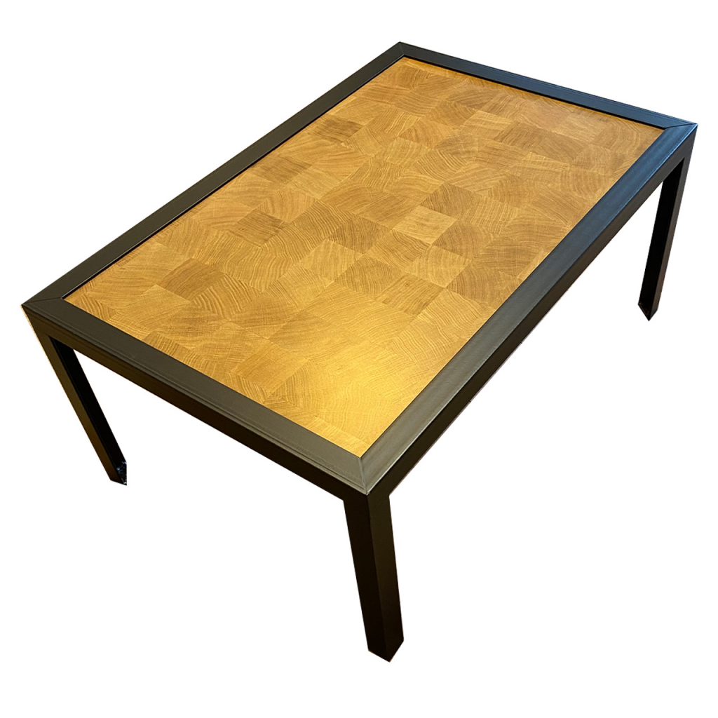 table basse rectangulaire chêne bois de bout massif modèle gigogne 60X40 h40cm
