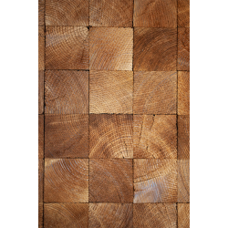 PROMO : Pavés Bois de Bout Mélèze 4x4cm