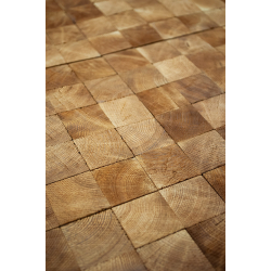 PROMO : Pavés Bois de Bout Mélèze 4x4cm