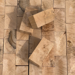 Pavés extérieur en bois de bout – Chêne massif