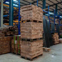 Pavés extérieur en bois de bout – Chêne massif