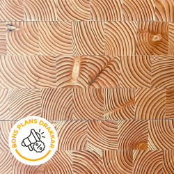 Douglas | Parquet massif en Bois de Bout | Savoir-faire traditionnel