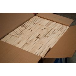 PROMO : Pavés en Bois de Charme – 10 x 10 cm