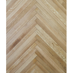 Parquet Massif Épure – Bâtons rompus en chêne Français réemployé