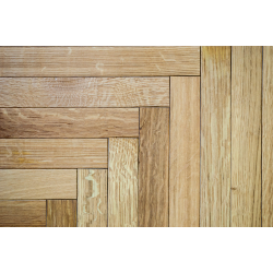 Parquet Massif Épure – Bâtons rompus en chêne Français réemployé