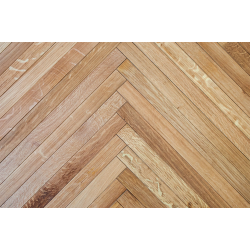 Parquet Massif Épure – Bâtons rompus en chêne Français réemployé