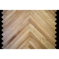 Parquet Massif Épure – Bâtons rompus en chêne Français réemployé